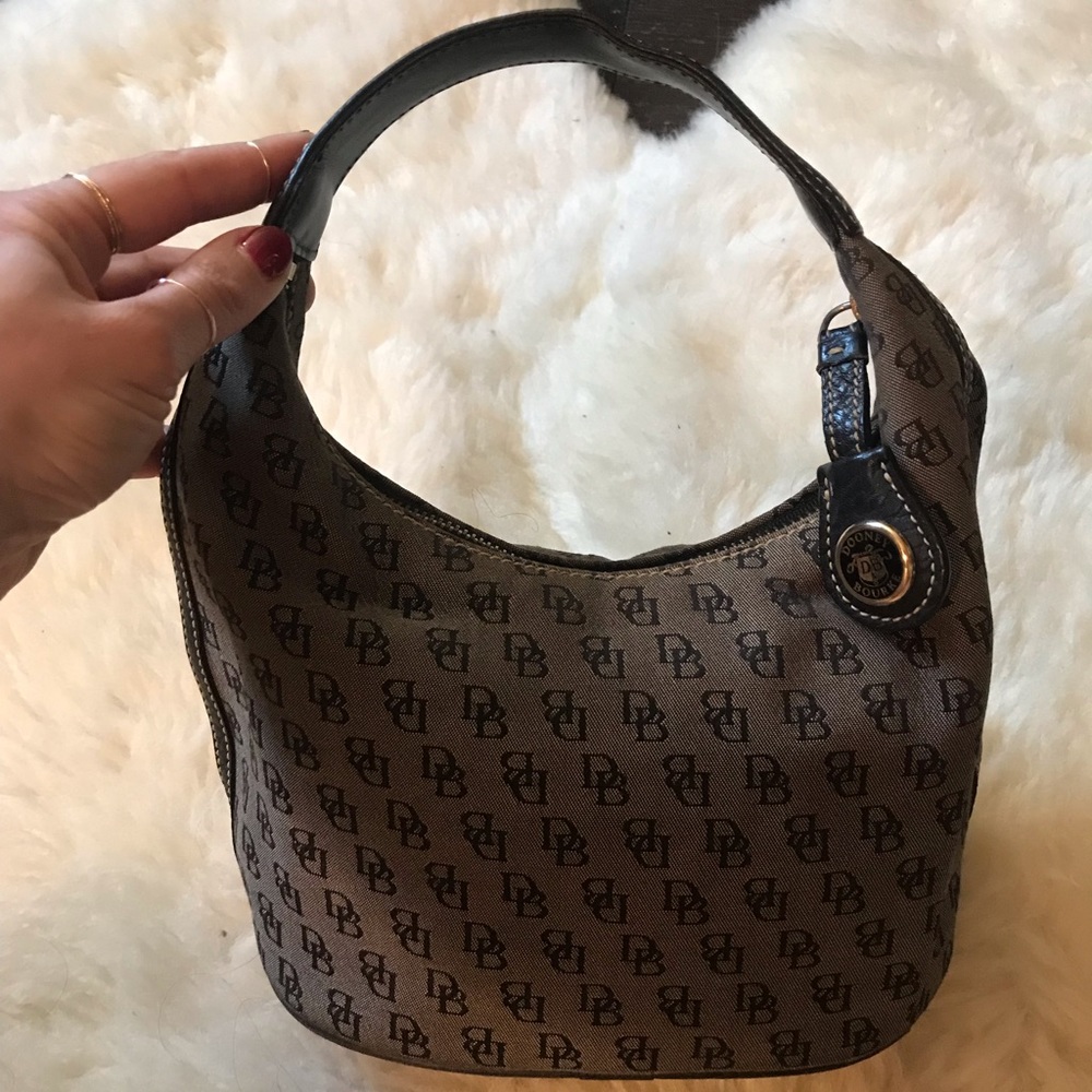 Dooney & Bourke Mini Bucket Bag Classic Signature
